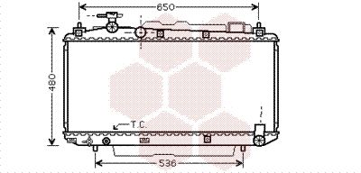 VAN WEZEL Radiators, Motora dzesēšanas sistēma 53002299